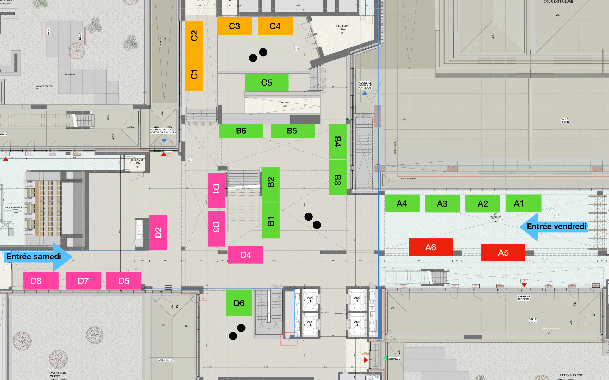 Plan du Salon
